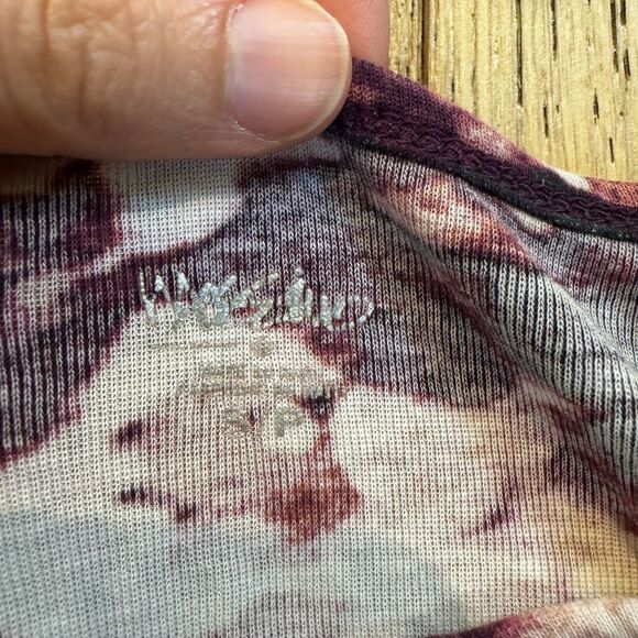 Mossimo Floral Top Purple Boho Size Small - Picture 4 of 4